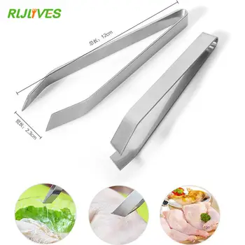 RLJLIVES Pinze per la rimozione delle piume degli animali in acciaio inossidabile, pinze per la rimozione dei peli degli animali, utensili da cucina 10 best sales pinze per lische di pesce - №8