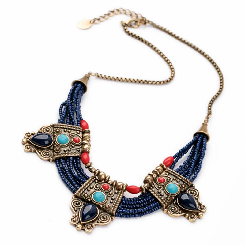 vintage Nepal Indian Turkish Tribal Necklaces jewelry Ethnic Chunky Necklace Pendant