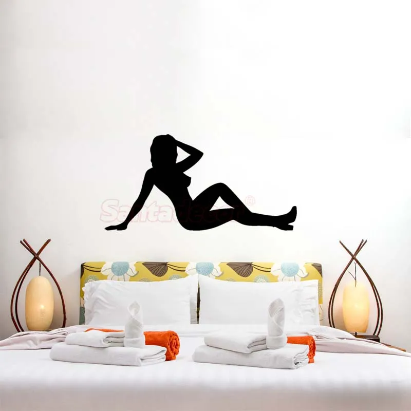 Stickers PIN-UP Girl Vinyl Wall Art Decal Living Room Wall Decor Bedroom Home Decor Poster House Decoration 50 cm x 100 cm