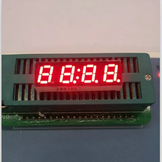 0.28inch 4digits red clock 7 segment led display 2481AS/2481BS