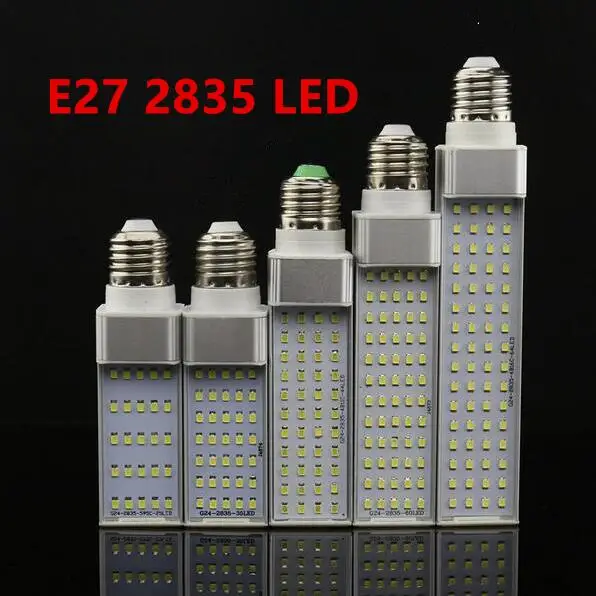 

E27 G24 5W 7W 9W 11W 13W 15W 110V 220V 240V Horizontal Plug lamp SMD2835 Bombillas LED PL Corn Bulb Spot light Lighting