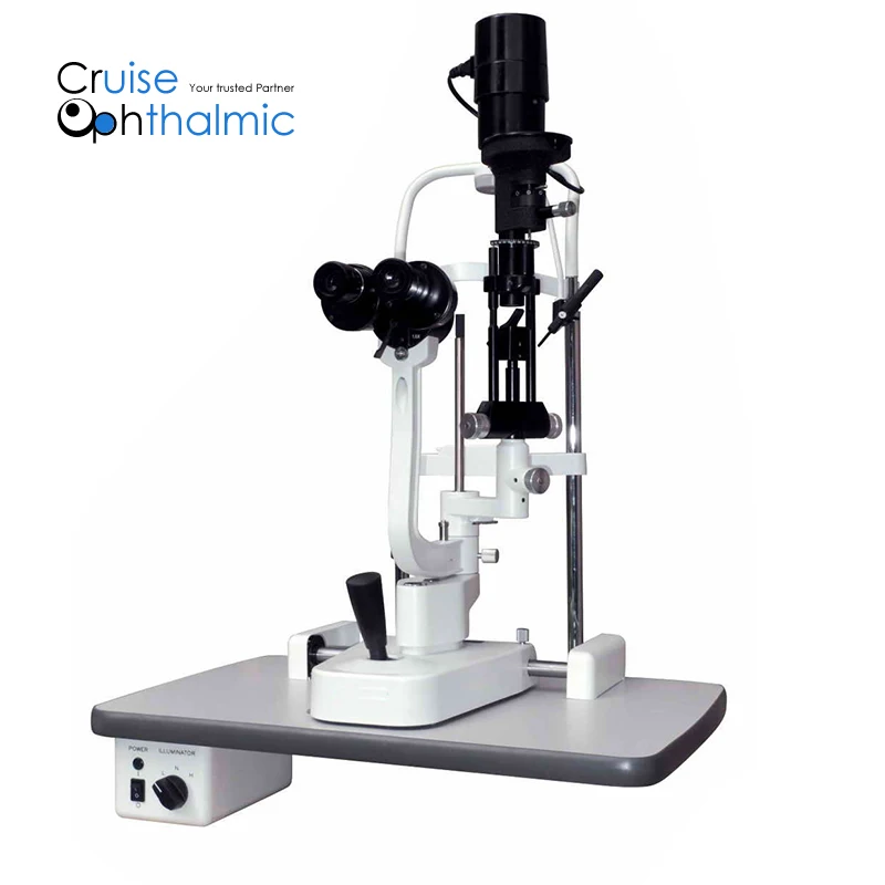 YZ5J Converging Stereoscopic Slit Lamp Microscope| 2 Step  Magnification | Max Spot 9mm