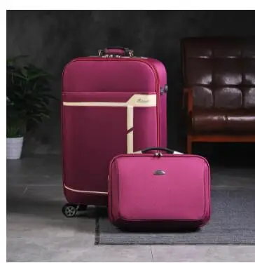 Oxford 24 Inch Spinner suitcase Travel Rolling Luggage Suitcase set Business Travel Rolling baggage bag Wheeled trolley bags