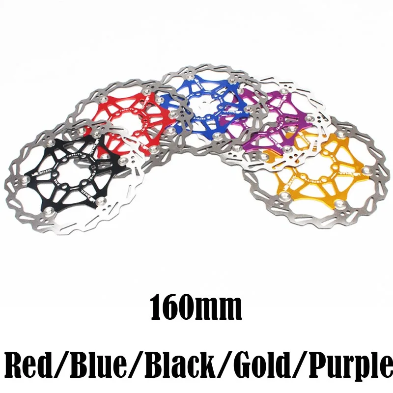 

SNAIL Mountain Bike MTB DH 6 inch 160mm 180mm 203mm Float Floating Disc Brake Rotor Cycling Bicycle Rotors