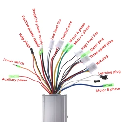 Scooter Controller for DC 24/36V 250W for DC Speed Regulator Part Device Supplies for Adults Girls Boys Sports Lovers Ac