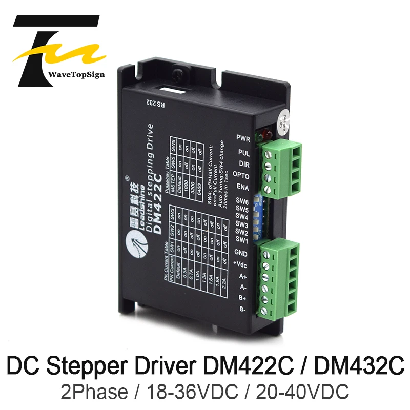 Leadshine 2Phase Stepper Motor Driver DM422C DM432C Input Voltage 18-36VDC 20-40VDC Match with the Motor 39 42