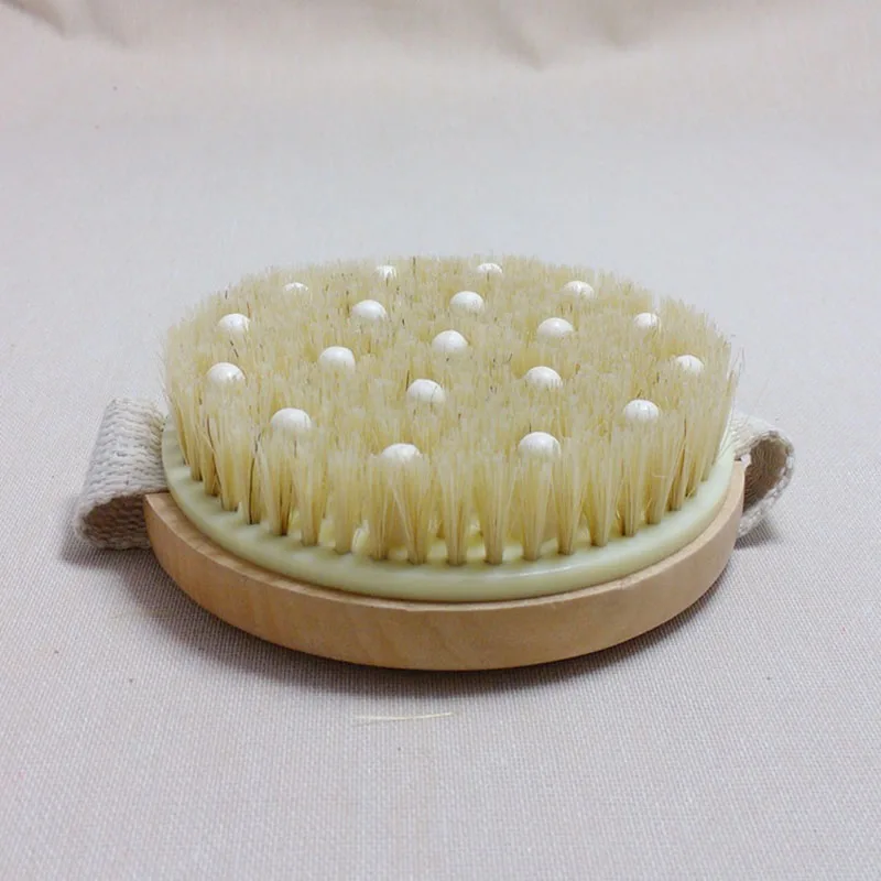 50pcs Bath Shower Bristle Brushes Massage Body Brush with Band Wooden Shower Body Bath Brush for Cleaning Tools ZA6591