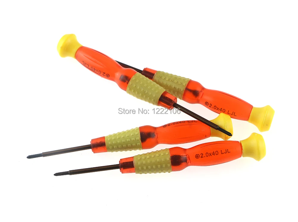 50 шт. крестовая профессиональная отвертка 2,0*40 мм для контроллера PS3/PS2, разборная отвертка, инструмент для ремонта