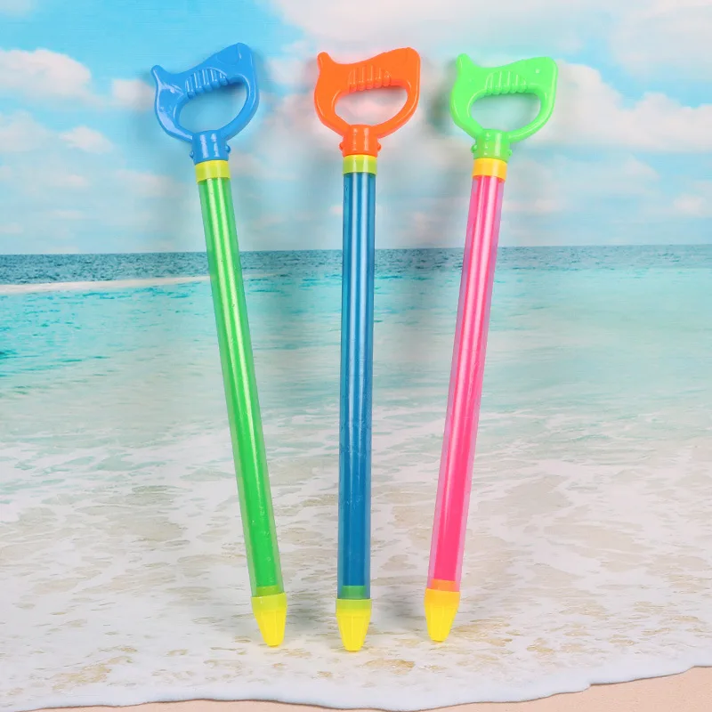 Children's Single-Tube Pull-Type Water Gun Drifting Water Cannon Summer Beach Parent-Child Interaction Play Water Sports Toys