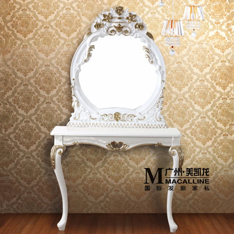 Pin Europe type pier glass bathroom hanging single picture frame hairdressing jingyi bathroom mirror barber's hair salon