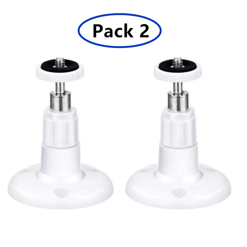 2Pack PP Plastic Adjustable Mount Wall Table Ceiling Security Bracket Indoor Outdoor For Arlo/Arlo Pro Camera