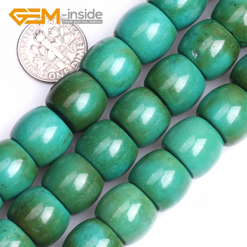 Rondelle Old Natural Turquoises Spacer Stone Beads DIY  Beads For Jewelry Making Bracelet Necklace Sets Strand 15\