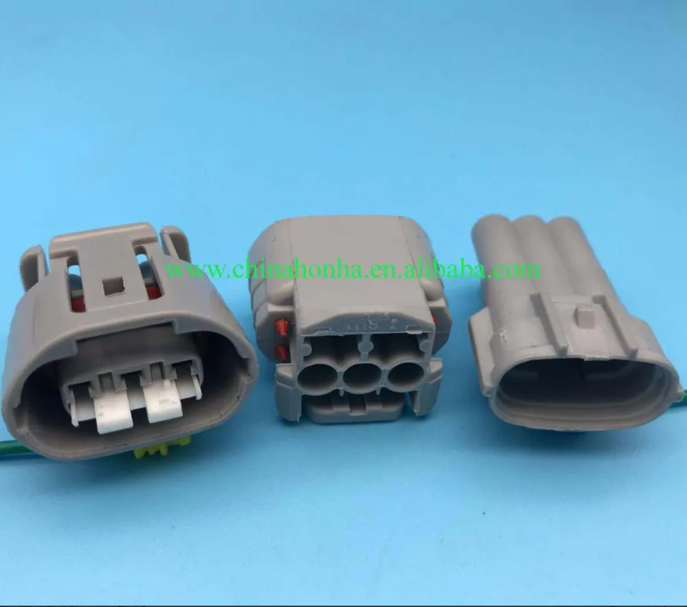 

Free shipping 10/20/50/100 pcs/lots 3 Pin Female and Male Sumitomo Wire harness Electrical Connector 6188-0282 6189-0443