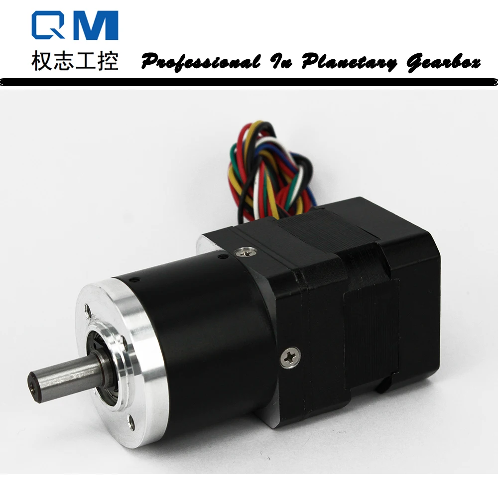 Planetary Gearbox Ratio 30:1 Metal Gear 25 Arcmin With 42-30W 24V BLDC Motor Geared Brushless DC Motor