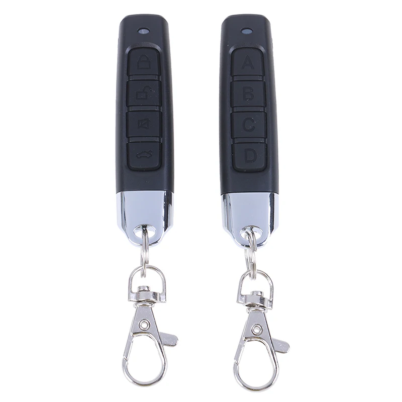 433MHZ 4 Buttons Remote Control Garage Gate Door Opener Remote Control Duplicator Clone Cloning Code Car Key Anti-theft Lock Key