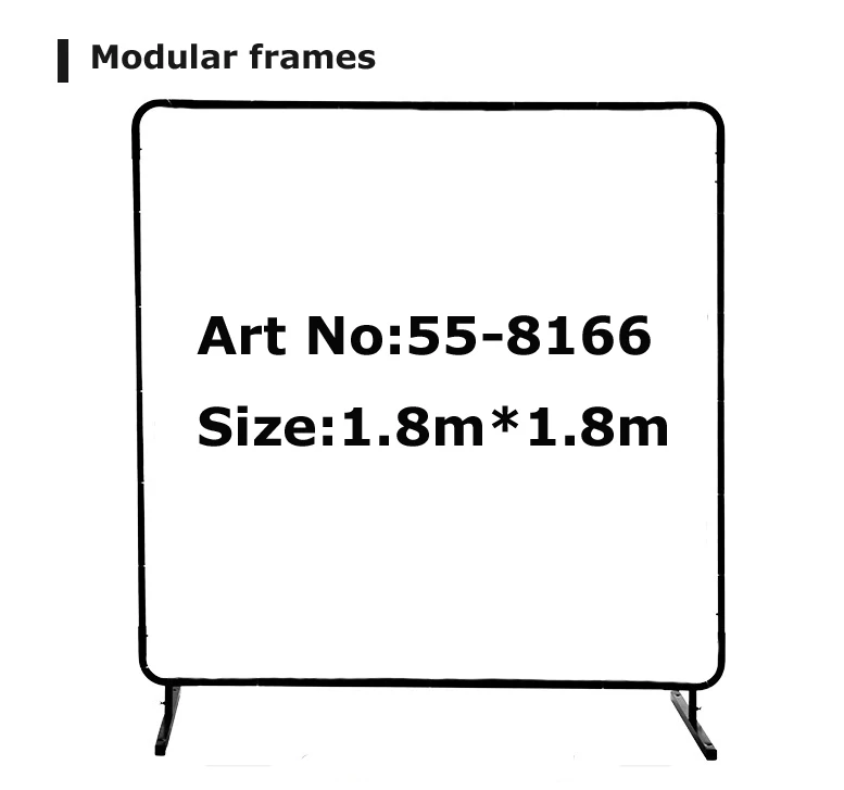 WELDAS Adjustable Modular Frame for Welding Screens Curtain