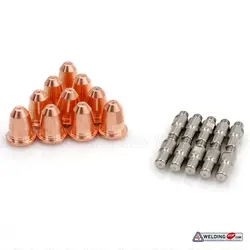 20 個S45 PT60 IPT-60 PT40 IPT-40 PR0110 電極PD0116 0.8 ミリメートルノズルのヒントtrafimetプラズマトーチ消耗品