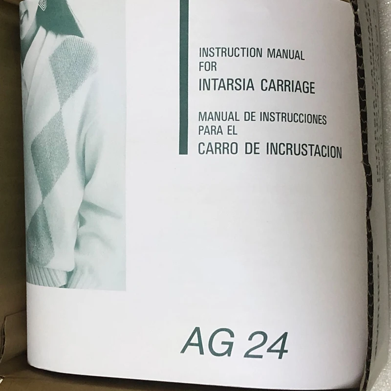 AG-24 intarsja przewozu dodatkowe szyny do 4 4.5 5mm 5.6 Gauge srebrny Reed akcesoria do maszyn dziewiarskich SK280 SK328 SK326 SK840 SK580