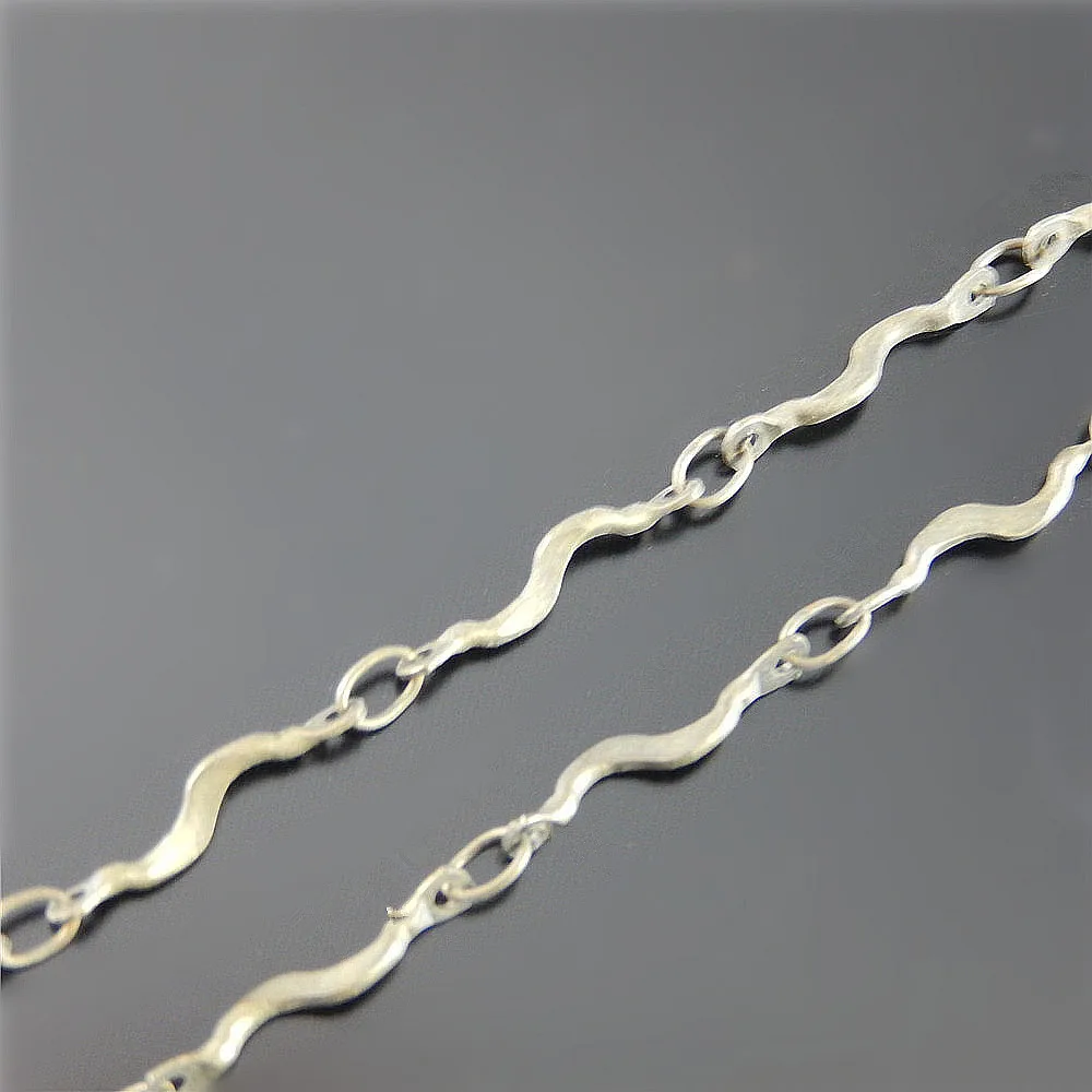 Wholesale Graceangie 1m A Lot Promotion Antique Bronze Plated Waterwave Shape Vintage Retro Style Chain Alloy Rope Chian