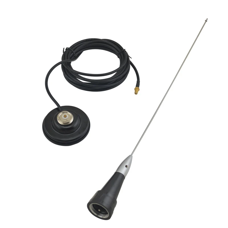 Nagoya NMO Antenna Bracket Set MHG-450UV Dual Band 144/430MHz Antenna W/ SMA-Female RB-35 NMO Magnetic Mount