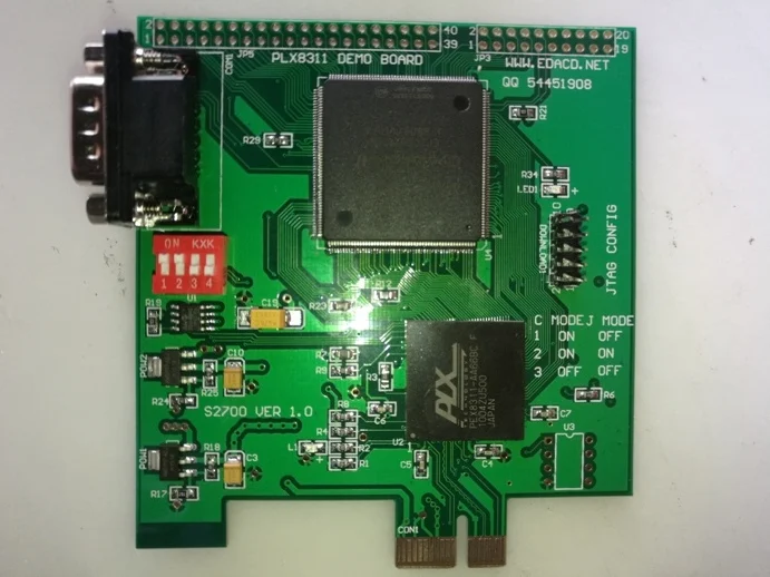 

S2700 PCI-E Development Board PLX8311 PEX8311 Development Board PCI EXPRESS X1 development platform