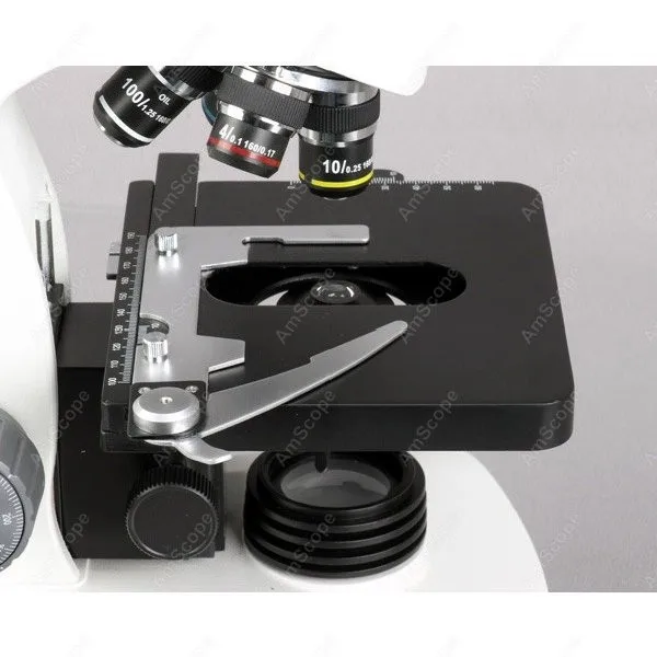 AmScope T340 Series Siedentopf Trinocular Compound Microscope 40X-2000X+ 1.3MP Digital Camera