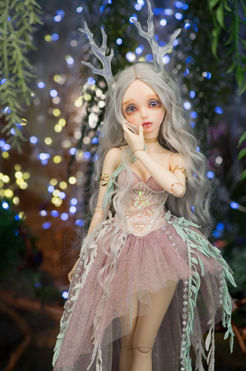 La bambola femminile bjd femminile EVa 1/4 guarda il regalo della bambola congiunta del bulbo oculare