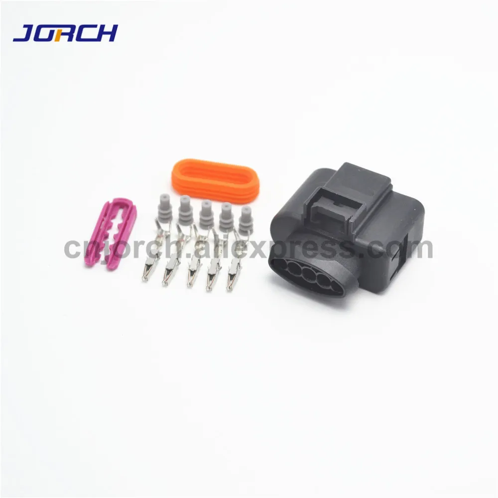 5 Sets 5 pin 1.5mm waterproof female VW Audi wiring connector 1J0973705 aviation automobile electrical connectors 1J0 973 705