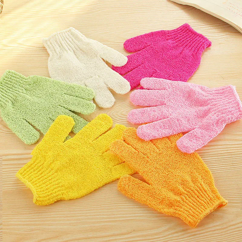 20 Pcs Exfoliating Bath Shower Glove For Peeling Exfoliating Mitt Glove For Bath Shower Scrub Gloves Sponge Bath Shower