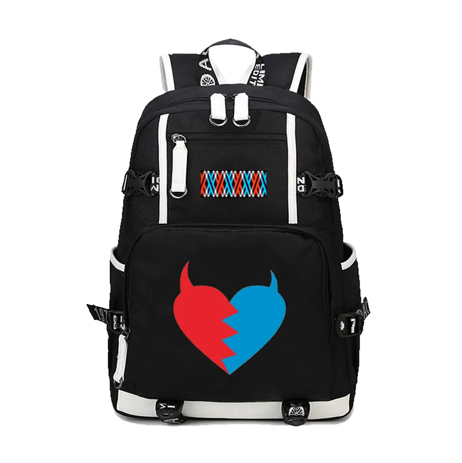 DARLING in the FRANXX Backpack ICHIGO MIKU ZERO TWO Cos Women Bagpack Canvas School Bookbag Teenage Travel Bags