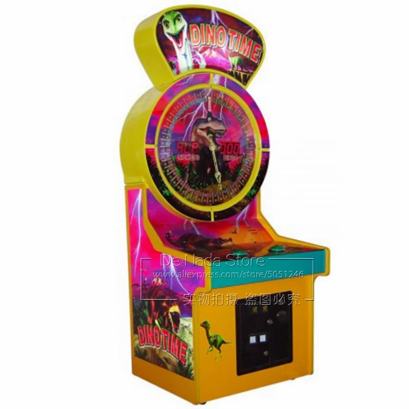 Dinosaur Dino Time Lottery Tickets Redemption Games Amusement Coin Operated Arcade Game Machine For Game Center