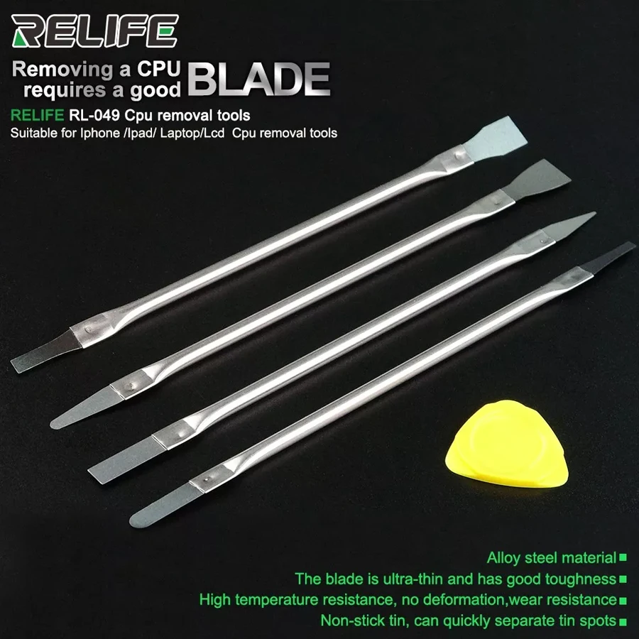 RELIFE RL-049 Gewijd Demontage Tool voor Mobiele Telefoon Moederbord Chip CPU Cutter Ultra-dunne slijtvaste Removal Tools