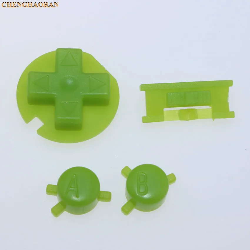 ChengHaoRan 12สี24ชุดเปลี่ยนสีสันชุดปุ่มเปลี่ยนสำหรับ Gameboy Color GBC On Off ปุ่ม AB D แผ่น