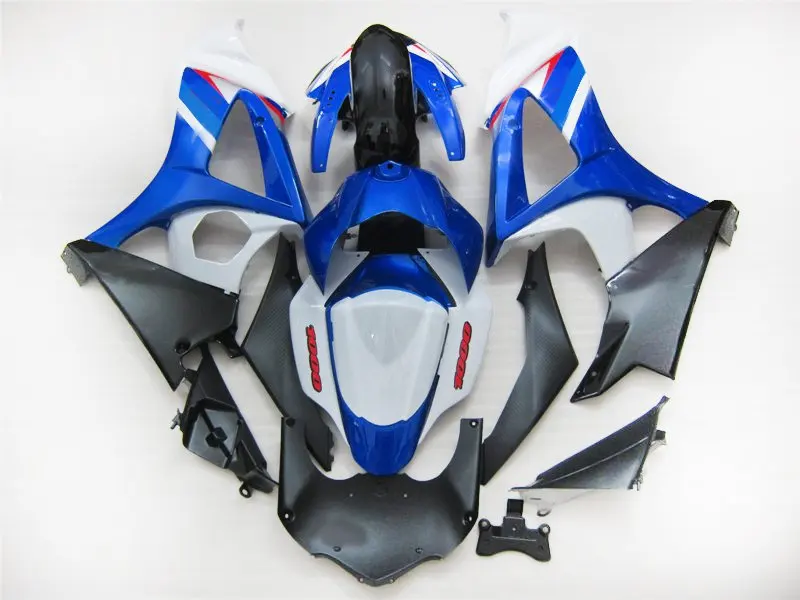 Upgrade Fairing kits for SUZUKI 2007 2008 GSXR1000 K7 motorcycle rebuild fairings kit 07 08 GSX R1000 white blue aftermarket