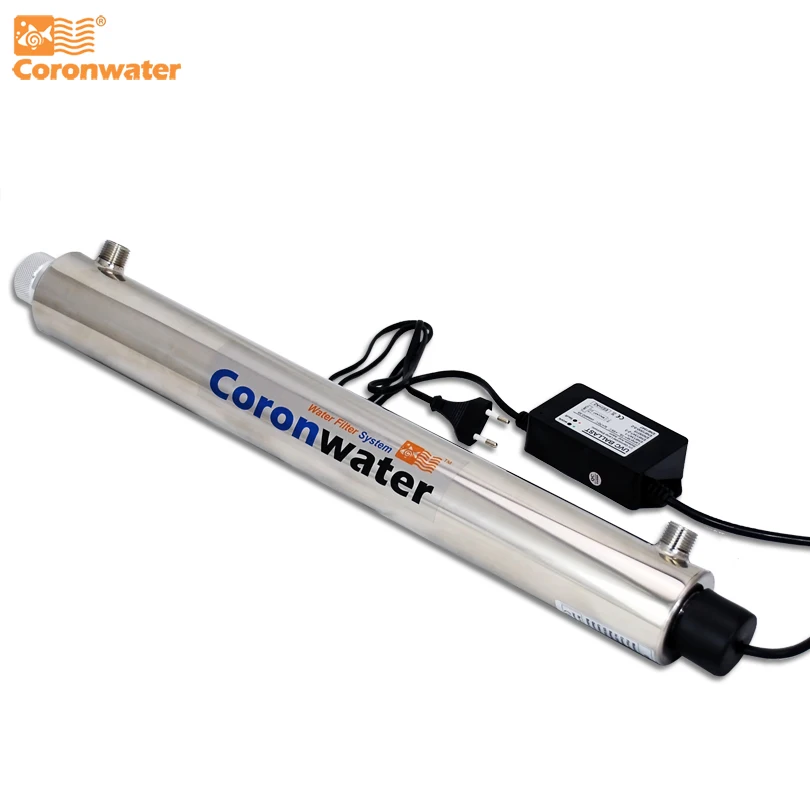 Filtro de agua Coronwater esterilizador de agua de desinfección UV de 6 gpm SDE-025