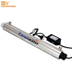 Coronwater Filtre à eau 6 gpm UV Désinfection Stérilisateur d'eau SDE-025