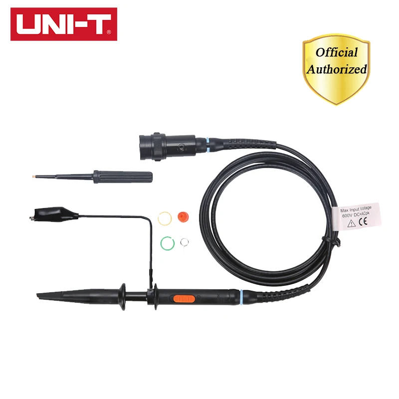 UNI-T UT-P06 Passive Probe 300MHz Oscilloscope Cable Applies to UTD2000 Series Oscilloscope