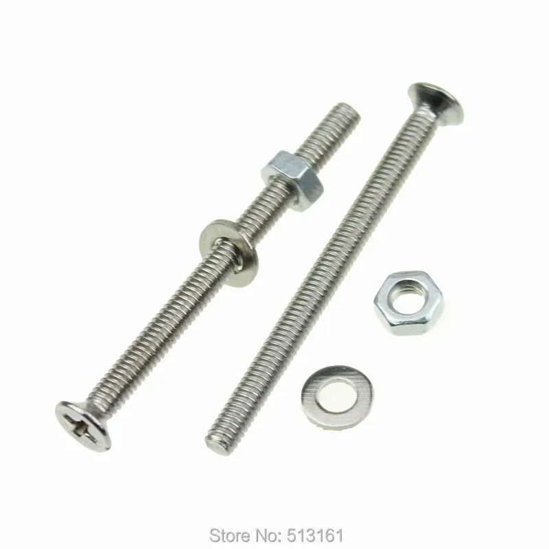 50pcs M4X50MM Screw For Computer PC Fan Screws 50mm M4