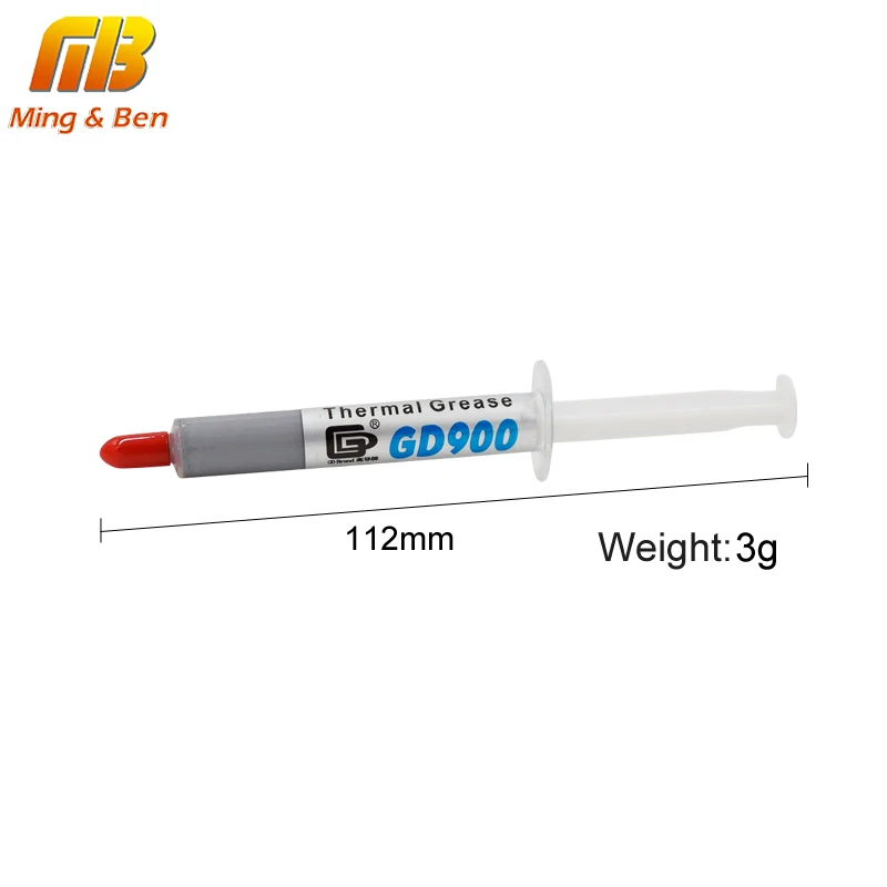 LED Radiator GD900 Thermal Conductive Grease Paste Silicone Plaster For LED Chip Heat Sink Compound High Performance Gray