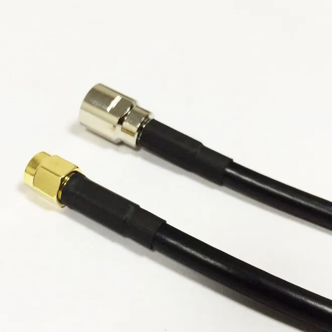 Nuevo RP-SMA hombre enchufe interruptor FME macho cable Pigtail RG58 venta al por mayor envío rápido 100 CM 40 adaptador