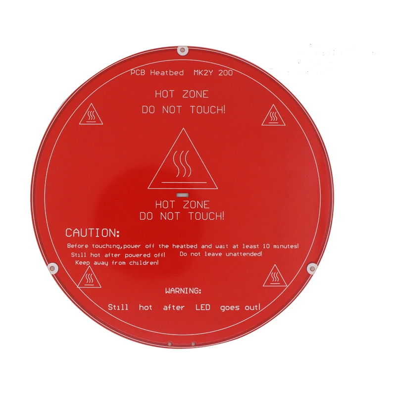 

3D printer accessories PCB hot bed MK2Y round diameter 220mm heat shield