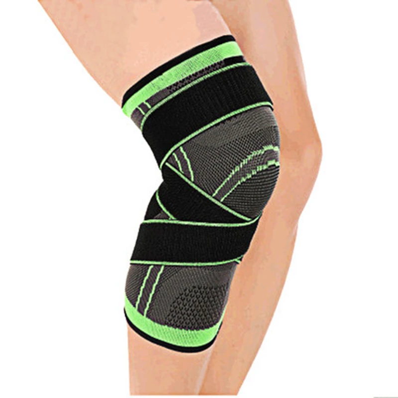 1 Piece Mumian 3d Pressurized Fitness Running Cycling Bandage Knee Support Braces Elastic Nylon Sports Compression Pad Sleeve