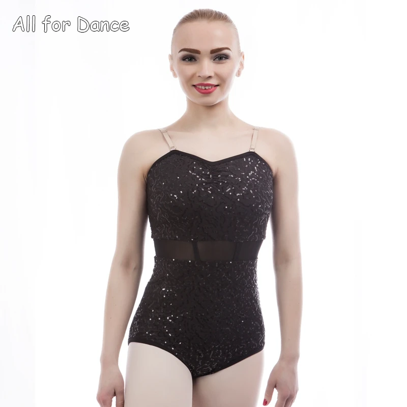 

Танцевальный Костюм с черными пайетками для детей и взрослых, одежда для балета, выступления, танцевальный костюм, костюм для джаза, хип-хопа, косплея, 17070