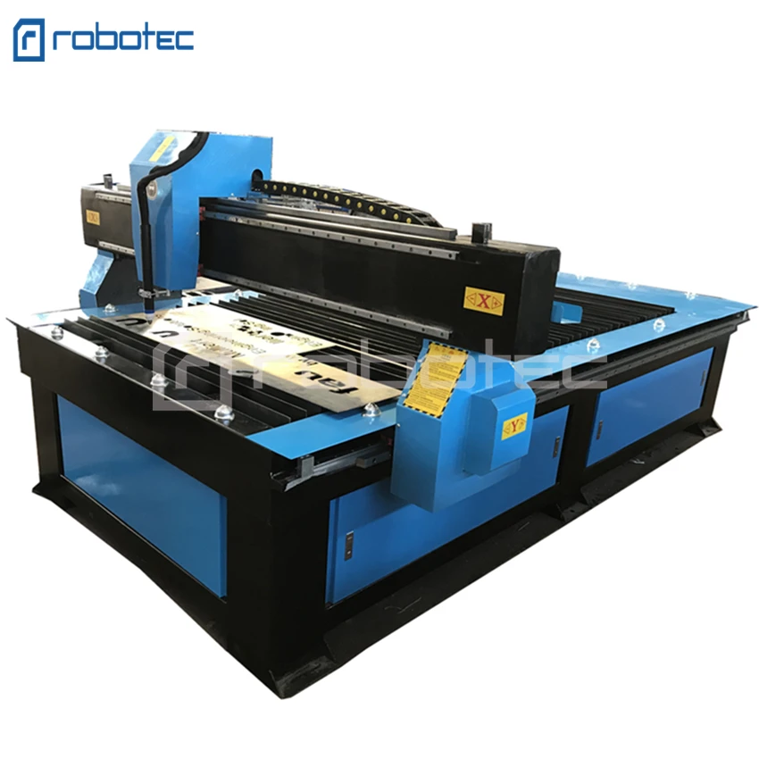 ROBOTEC โลหะ Cnc เครื่องตัดพลาสม่า1325/ตารางพลาสม่า Cnc เครื่องตัด/พลาสม่าเครื่องตัดโลหะสำหรับเหล็กท่อ