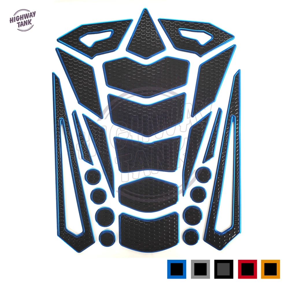 Cool Motorcycle Decal Gas Oil Fuel Tank Pad Protector Sticker Case for Kawasaki Z750 Z1000 Ninja 250 650 ZX-6R ZX-10R ER-6N Etc