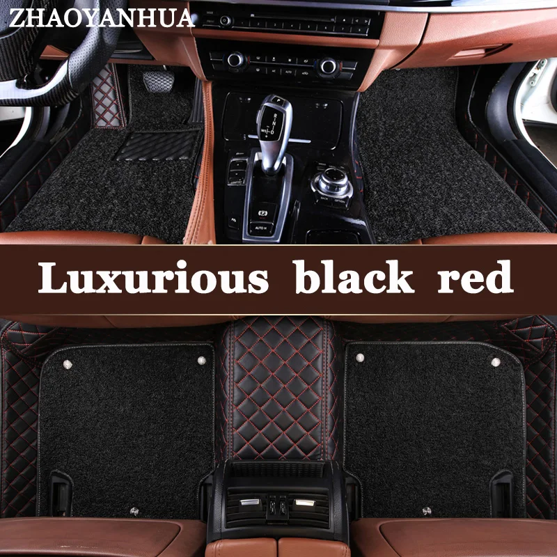 ZHAOYANHUA	Custom fit car floor mats for Infiniti EX25 FX35/45/50 G35/37 JX35 Q60 QX80/56 5D all weather  carpet floor liner