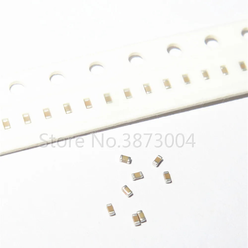 100pcs 0402 1000nF 1uF 6.3V X5R 10% Thick Film Chip Multilayer Ceramic Capacitor