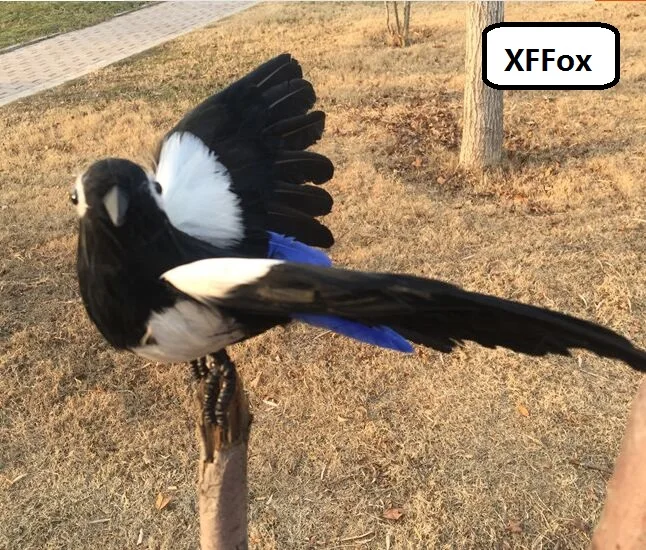 

new simulation wings Magpie bird model foam&furs lifelike Magpie bird gift about 22cm xf0469
