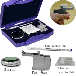 Professional Ear Stud Piercing Easy Instrument System Gun Tools Safety Earring Gun with Safe Plastic Package Easy to Use At Home