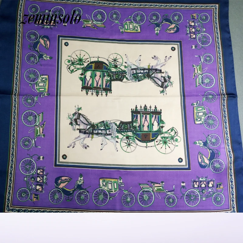 Bufanda de moda para mujer, chal de seda de gasa suave y fina con estampado de hojas, chal de 70x70cm, gran oferta